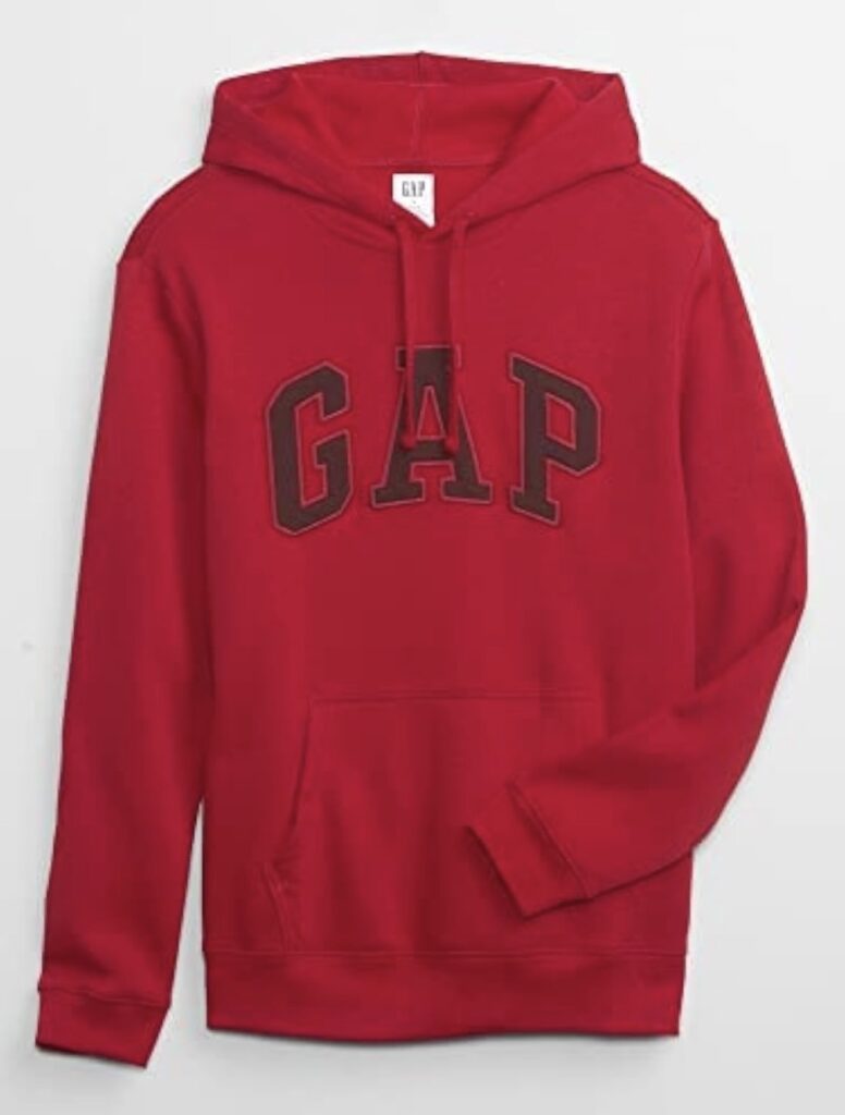 Hoodie GAP (M) Rojo