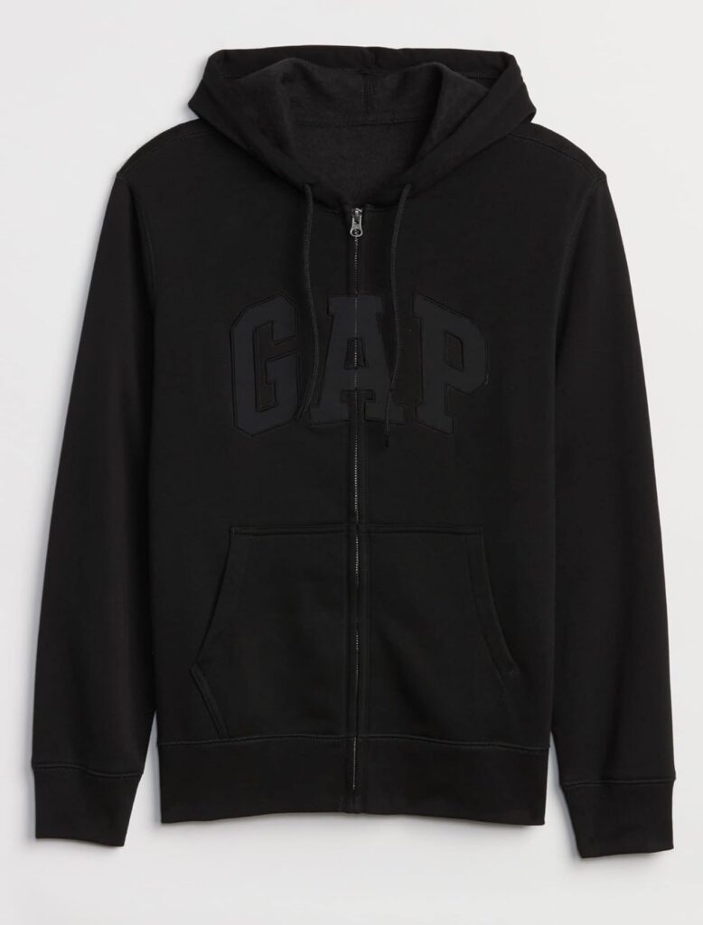 Buzo GAP Cremallera (L) Negro