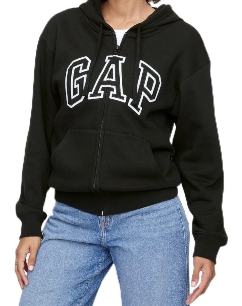 Buzo GAP Cremallera (M) Negro
