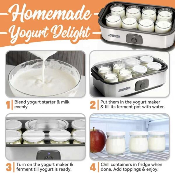 Maquina para Yogurt  (capacidad 8)