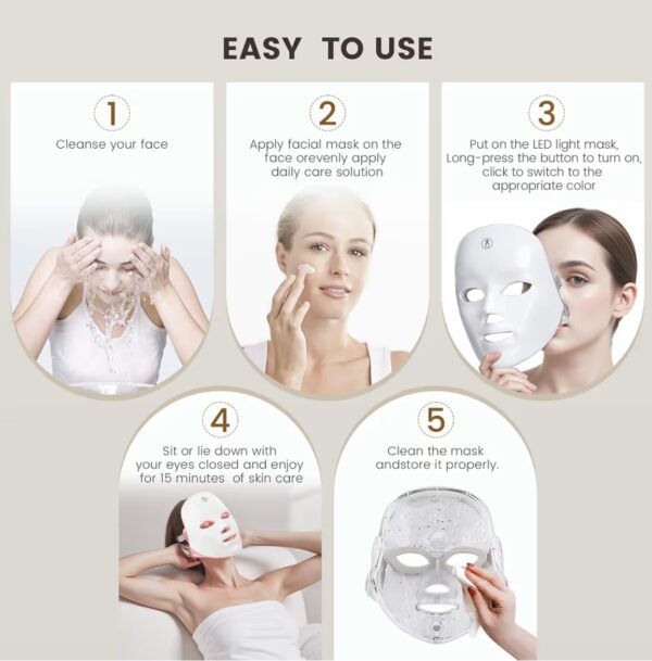 Mascara Led Blanca