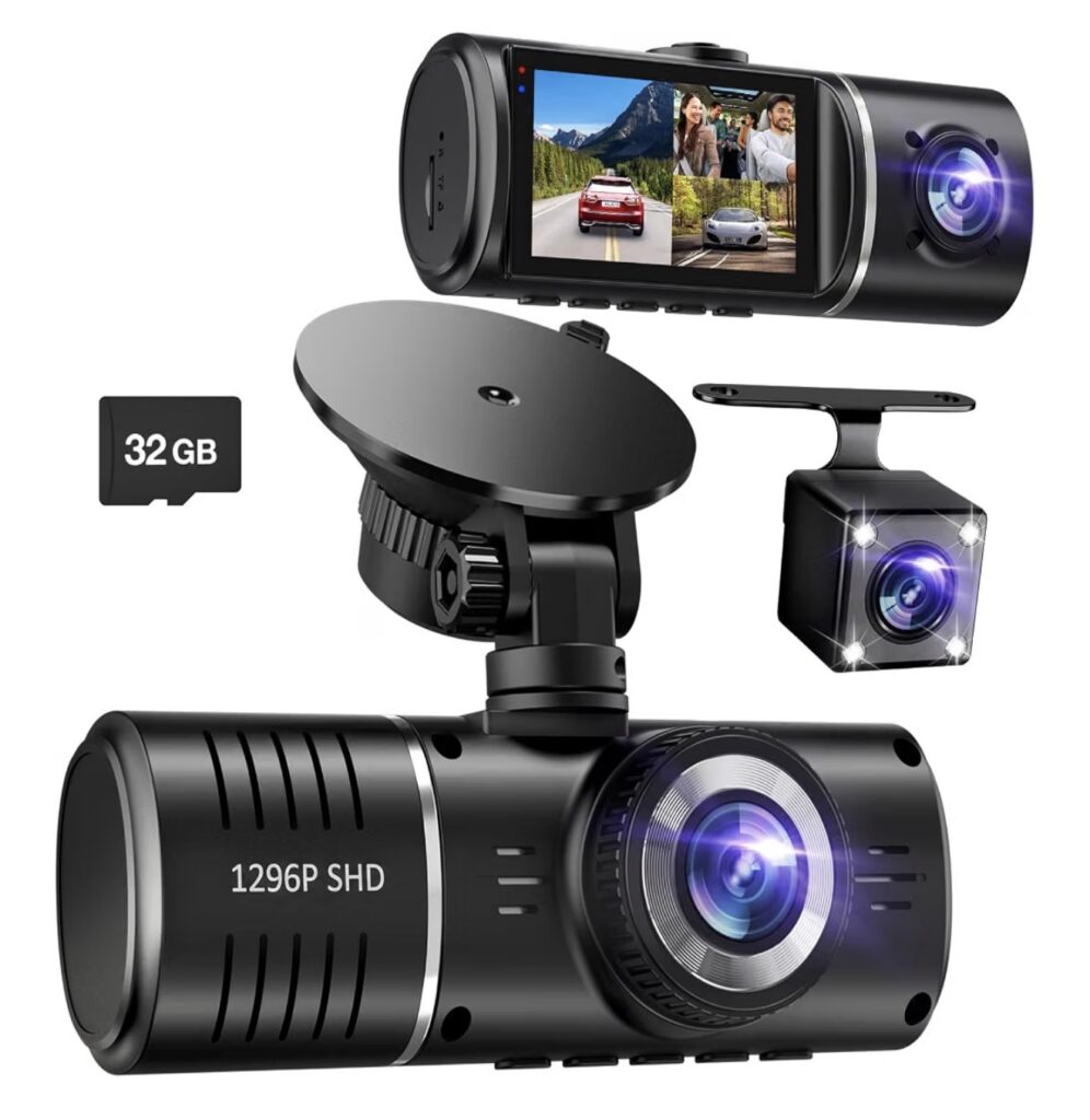 Dashcam frontal y reversa